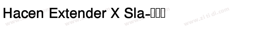 Hacen Extender X Sla字体转换